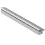 Profilo con Led Eclisse Incasso 160led/mt 24V 11W/mt 3000K cm.300 Argento  Luce Viva